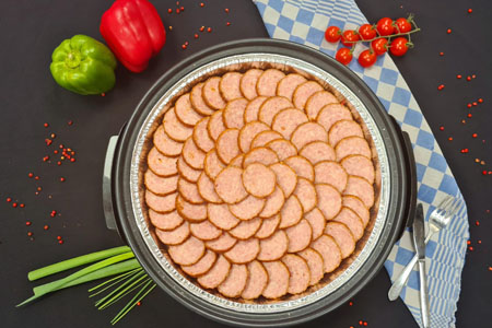 Partypan grillworst